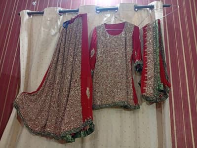 wedding dress / bridal lehenga