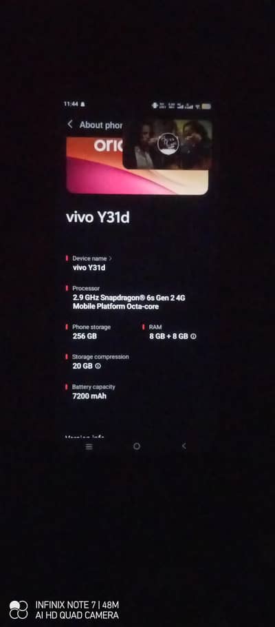 Vivo Y31d