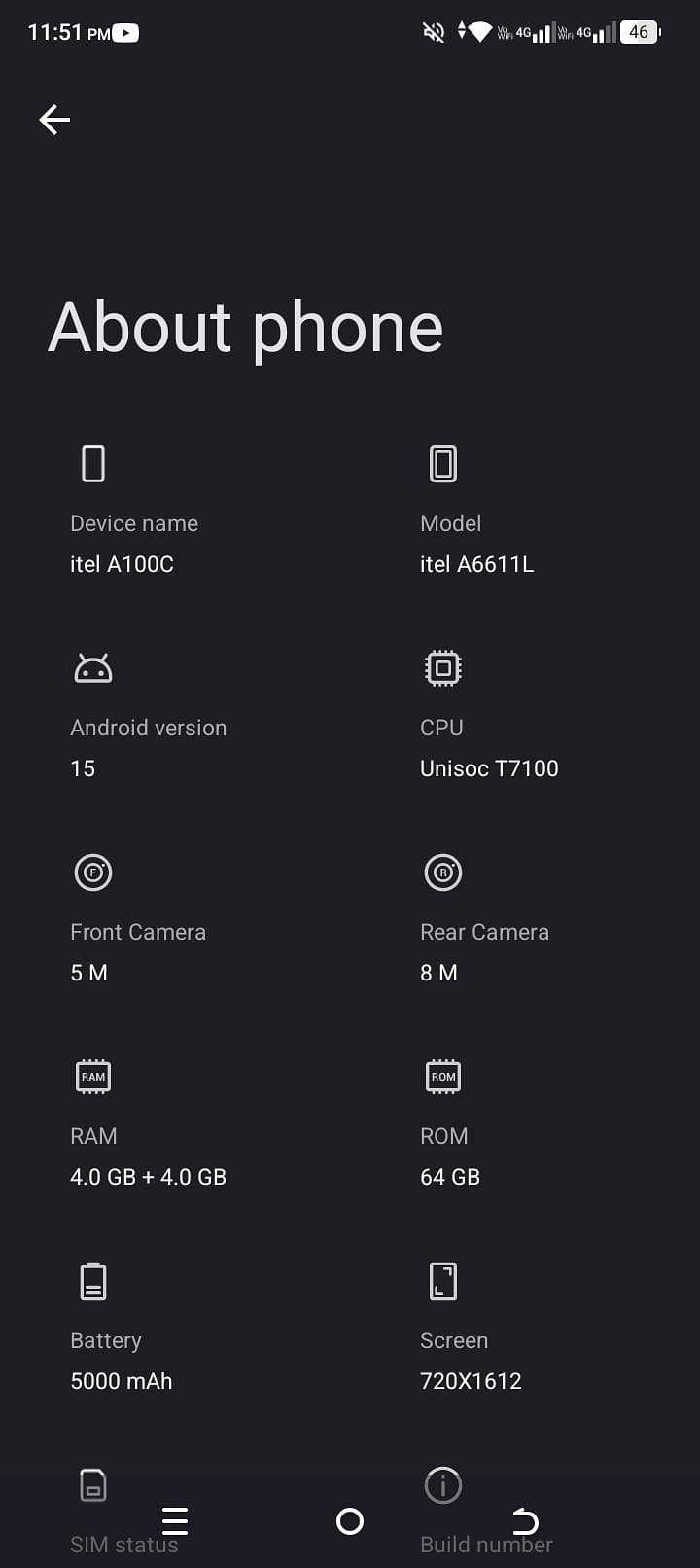 Itel Value 100c 4