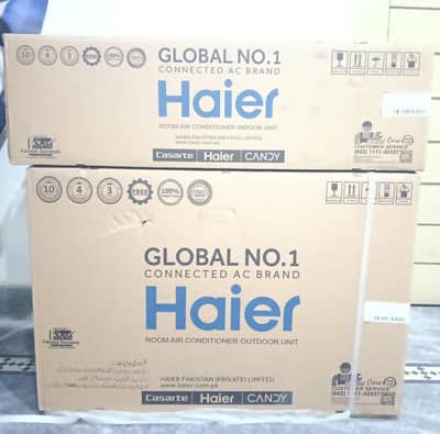 Haier 1 ton Inverter AC Brand New pin pack