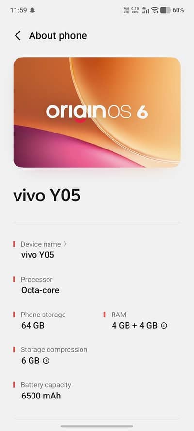 Vivo y05