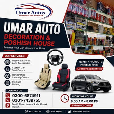 Car Accessories and Poshish House