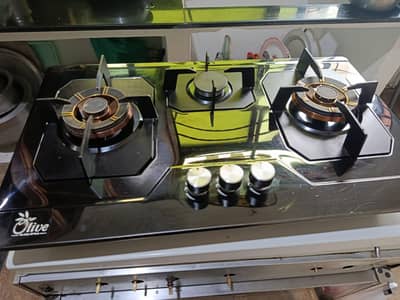 kitchen Hob steal black