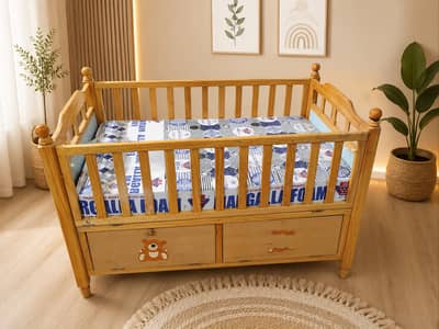 baby bed in 10/10 condition with 6 inches metres contact 03338671472