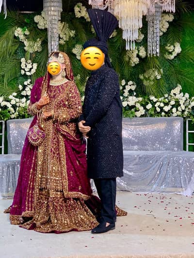 Black sherwani