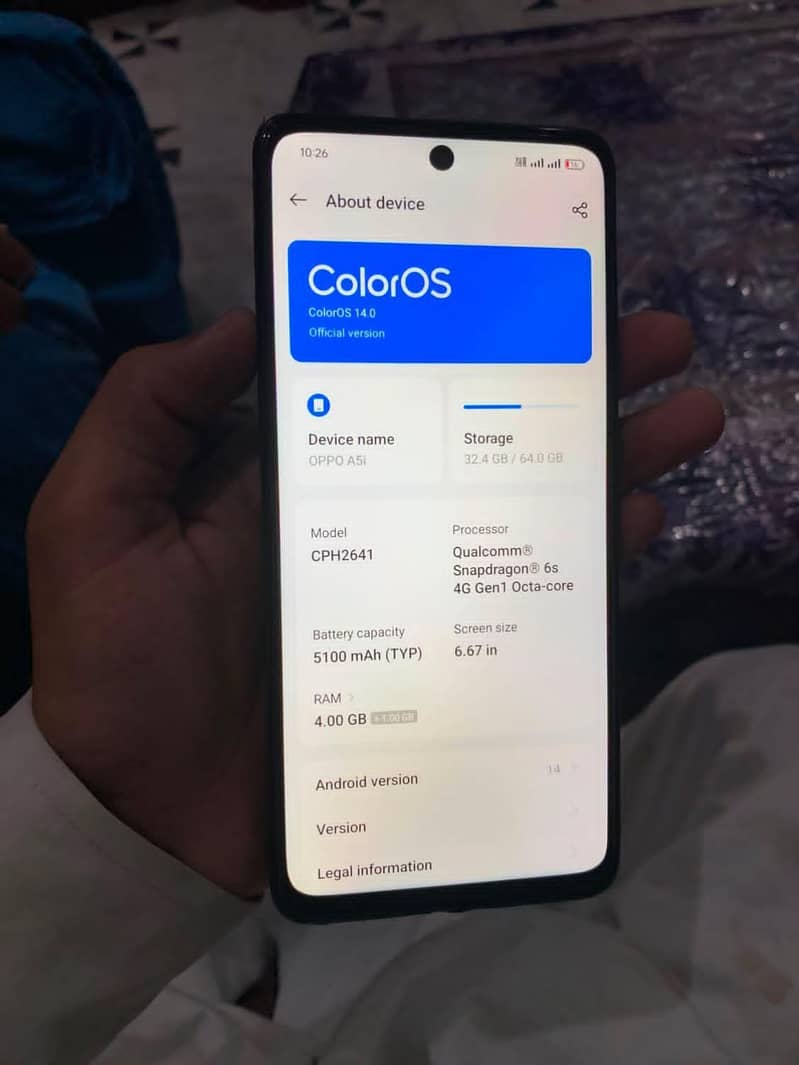 OPPO A5i 6