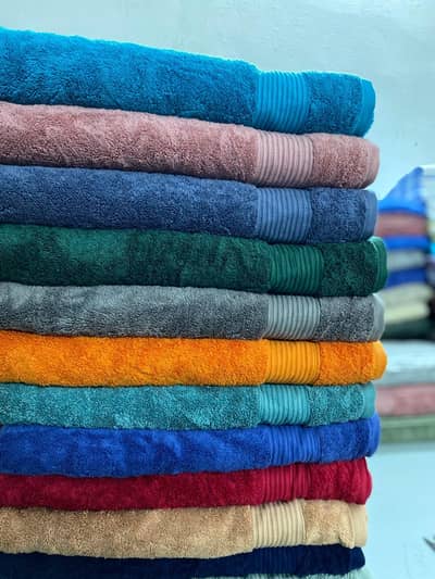 Luxury premium cotton towels ultra soft & super absorb