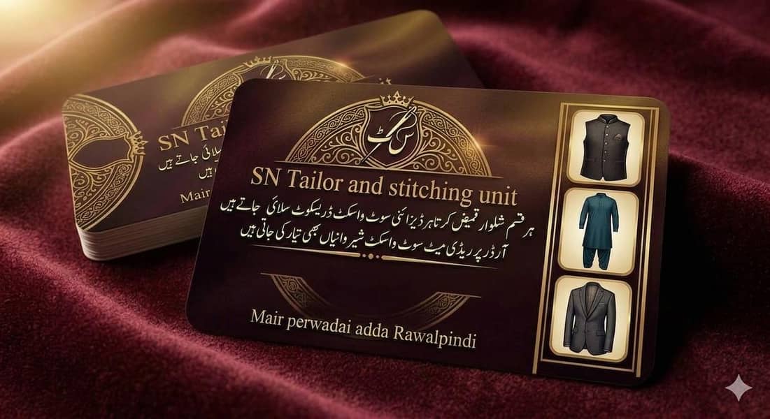 جینٹس سوٹ سلائ کیے جاتے ہے ہر قسم ڈیزائن کرتا گم سلائ 4
