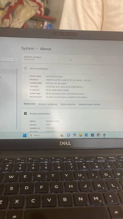 Dell Latitude i5 8th gen