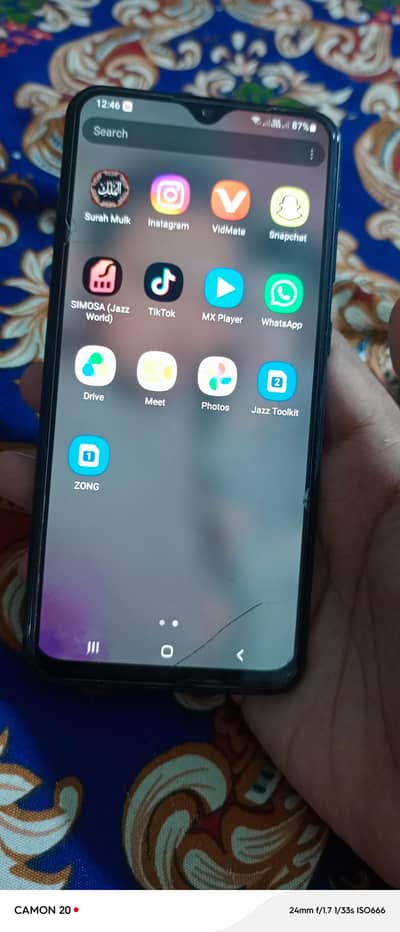 Samsung Mobile A30s official pta proved 4/64 with box