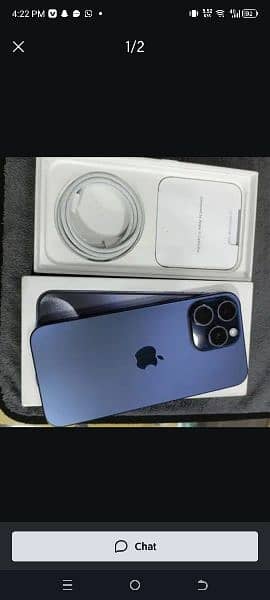 iphone 15pro Max Mobile 256 gb with Full Box condition ok urgent sale