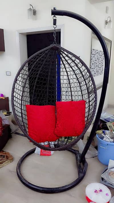 egg swing chair almost new