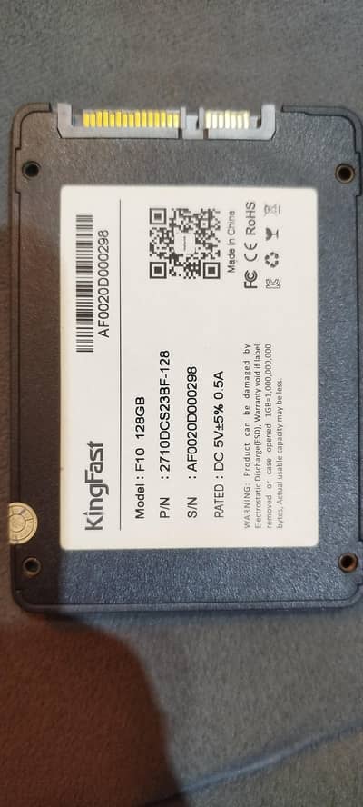 kingfast 128gb ssd & 8gb ddr3 ram for sale