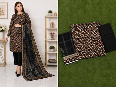 Lawn Printed 3PC Unstitched Suit Collection | Lawn Clearance Sale|