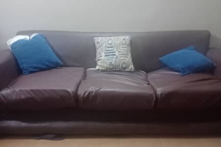 7 seater leather sofa