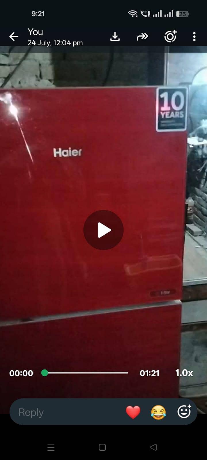 haier frezer 1