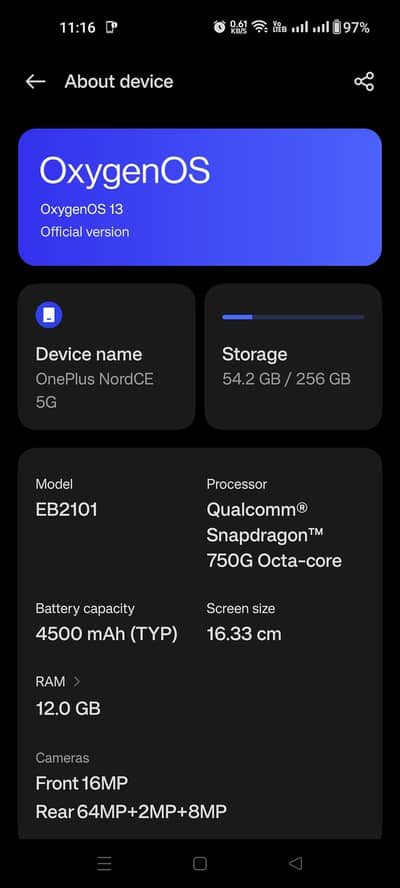 OnePlus Nord ce 5g pubg device