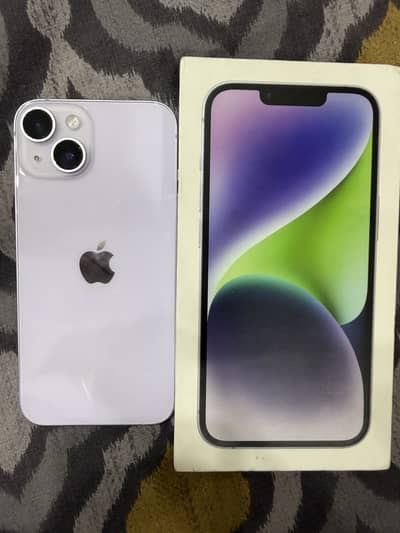 iPhone 14 purple 128gb factory unlock physical sim non pta