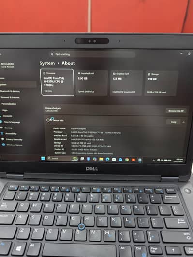 Dell Latitude 5490 Ci5 8th Gen 8GB 256GB