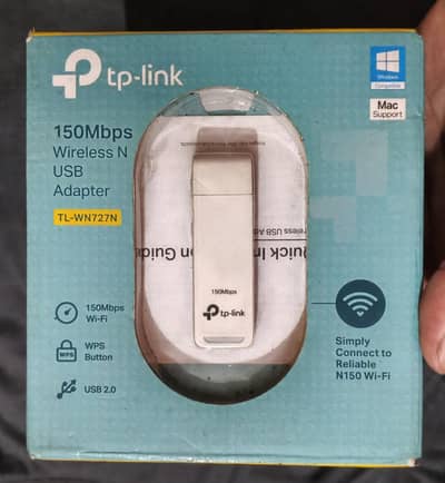 Brand New TP-Link TL-WN727N 150Mbps Wireless N USB Adapter