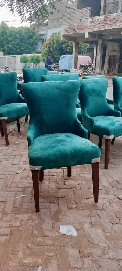 Brand New Best Wood Quality Best Velvet Chair