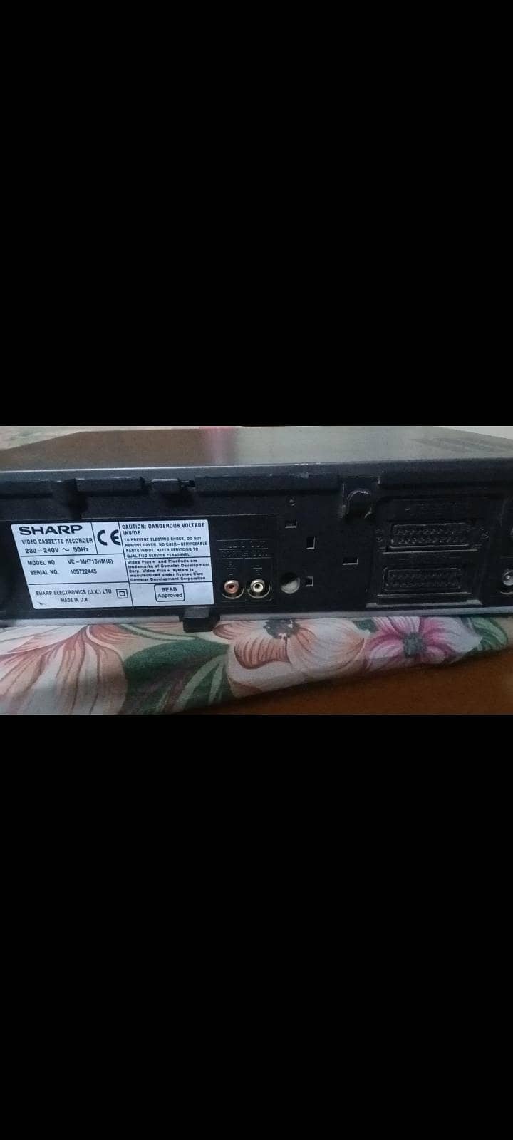 sharp vcr good condition 1