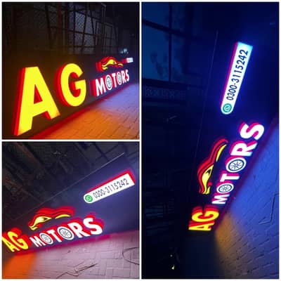 3D Acrylic Sign Board for Sale