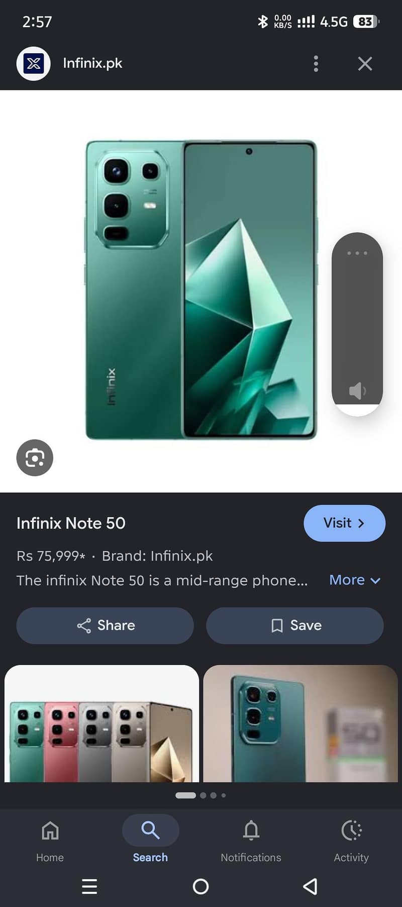 Infinix Note 50 0
