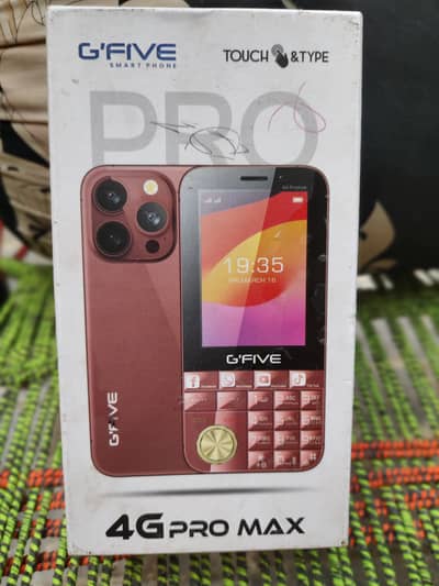 G Five 4G Pro Max Touch & Tyep with Box