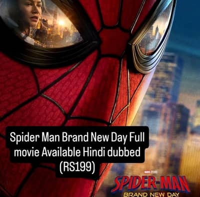 Spider Man Brand New Day Full movie Available Hindi dubbed (RS199)