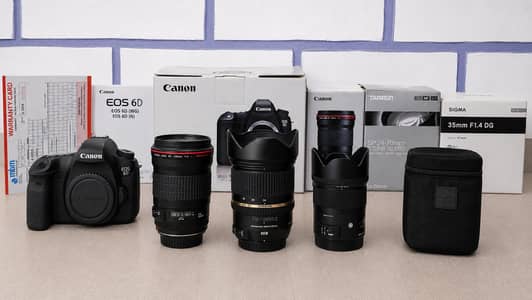 Canon Full-Frame Camera and Professional Lens Collection for Sale