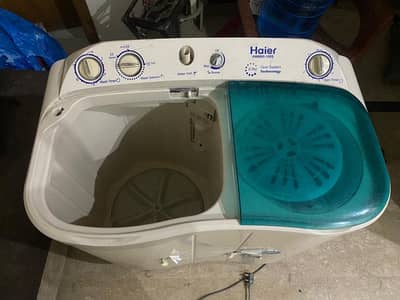 Haier Twin Tub Washing Machine (Washer + Spinner) – 2 in 1