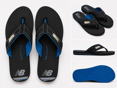 Original Adidas & New Balance Slippers UK 12 Size Only