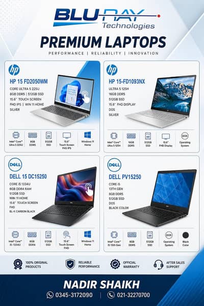New LAPTOPS