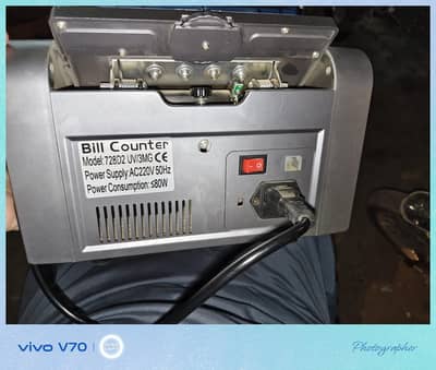 Bill Counter Machine 728D2 UV/MG Fake Note Detector (03289970398