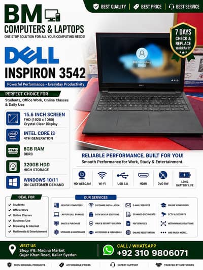 Dell i3 4th Generation