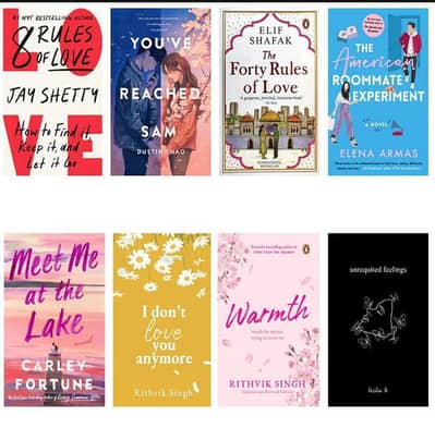 8 Best selling Pakistani Novels hardcover paper back