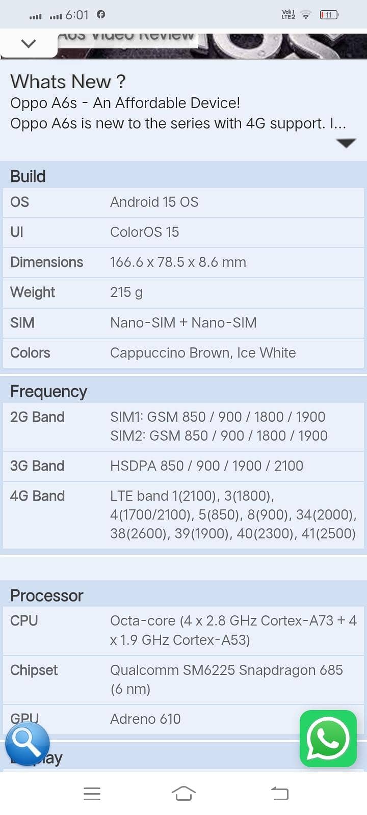 OPPO A6s 4
