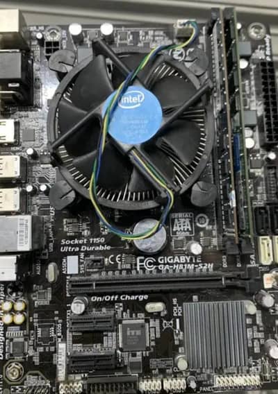 Gigabyte 4th generation motherboard with i3 4160 processor