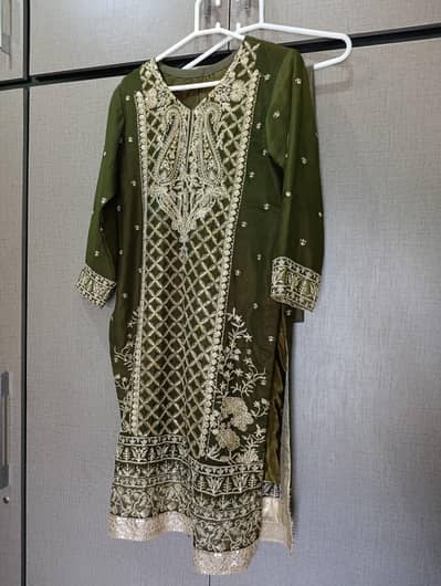 Asim jofa dress  stitched 3 piece suit
