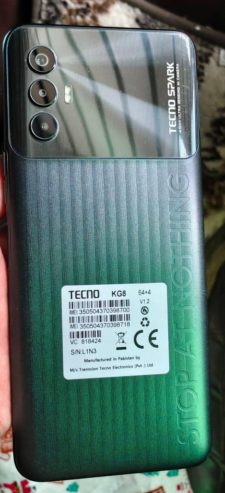 Tecno Spark 8 Pro Scratchless 0