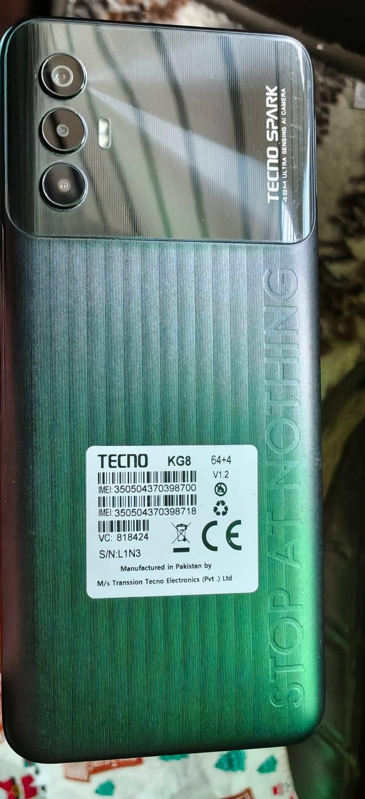 Tecno Spark 8 Pro Scratchless 1