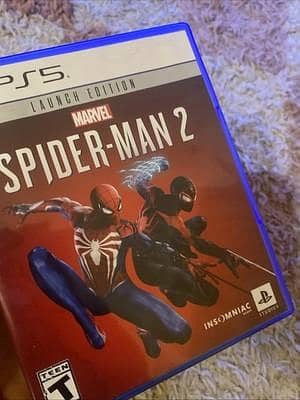 PS5 SPIDER MAN 2  USED GAME BLU-RAY