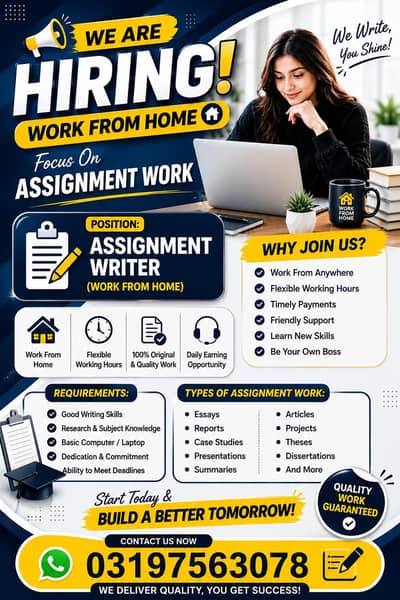 assignment work for home daily salary