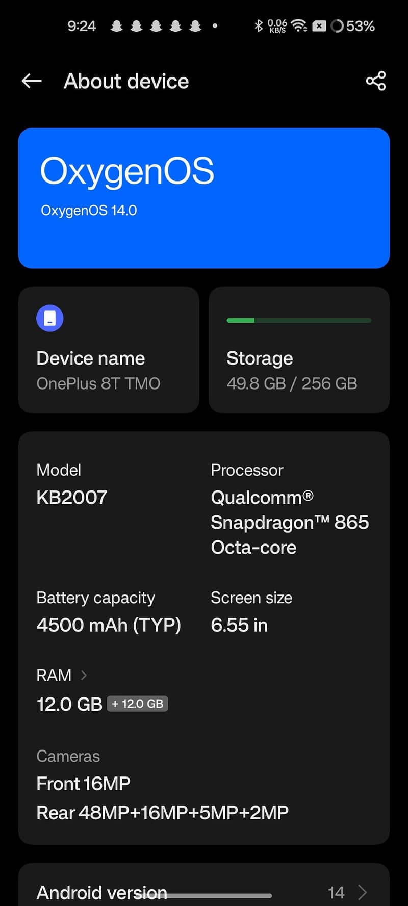 One Plus 8T 1