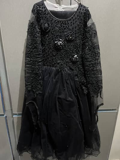 Black net frok for sale