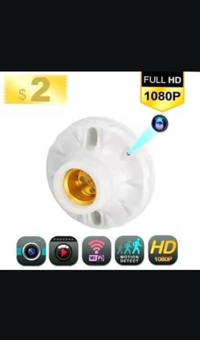 HD Holder Camera 1080p Wireless  Cam in 1080p White Colour HD Voice