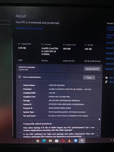 Dell complete full computer setup for sale.