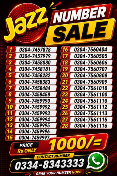 JAZZ GOLDEN NUMBERS Double Digit