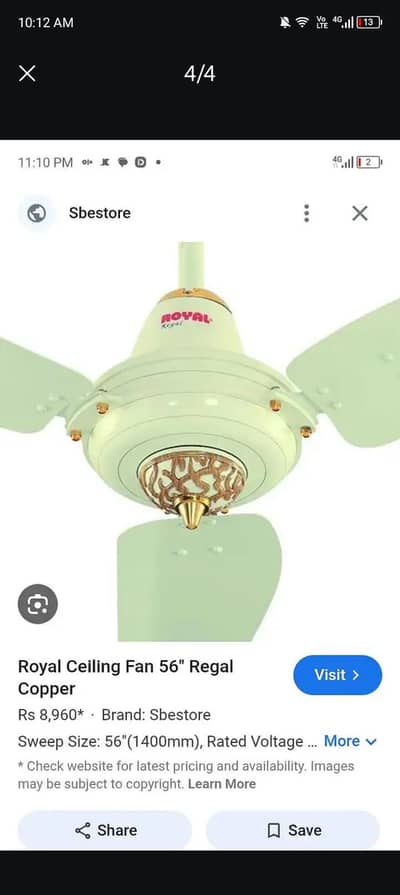 Fan for sale